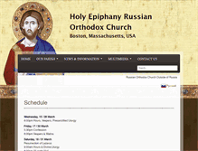 Tablet Screenshot of bostonrussianchurch.org